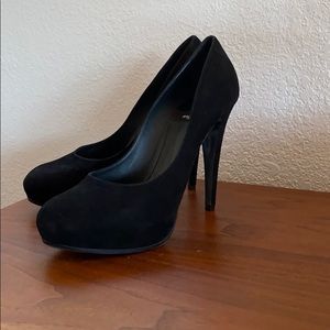 Baldan Venezia VERO CUOIO black suede pumps
